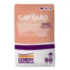 Cement Australia Gap Sand 20KG bag, showing packaging and branding details.